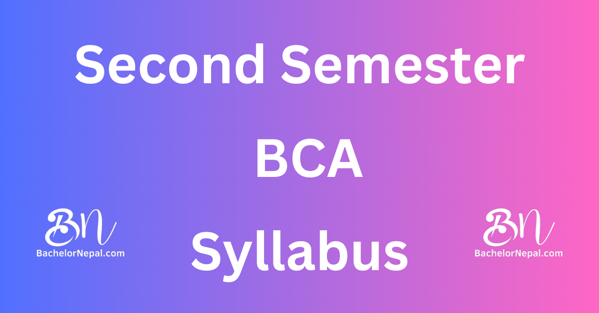 BCA Second SEM Syllabus